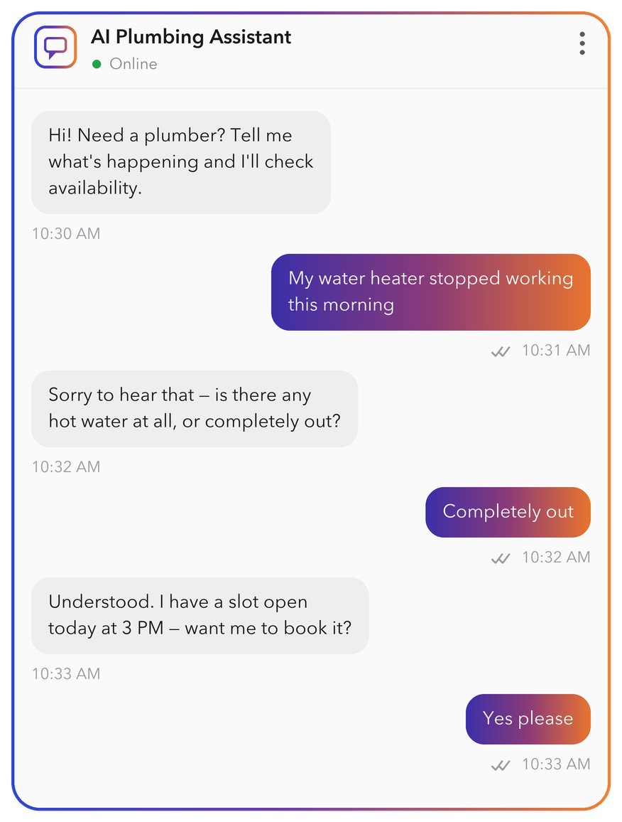 WebChat Plambers